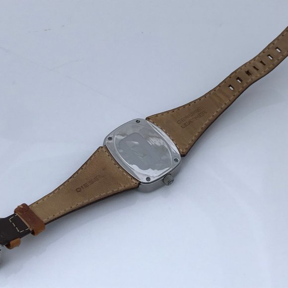 Diesel Women Watch Brown Genuine Leather Band Mult - Picture 11 of 13